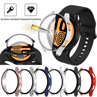 Samsung Galaxy Watch 4 5 6 7 FE 40/44 Tempered Glass Protector Screen Case Cover-image