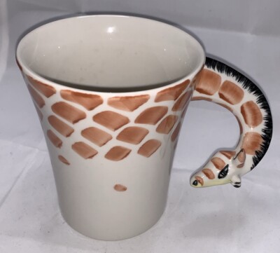 Pier One Imports Giraffe Coffee Soup Tea Mug Cup-image