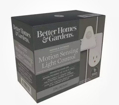 Better Homes & Gardens 4 in. Motion Sensing Light Control New-image