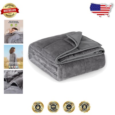 All-Season Cozy Weighted Blanket 60x80