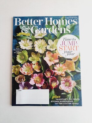 Better Homes & Gardens Magazine January Feb 2022 Jump Start Year Valentine's Day-image