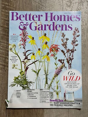Better Homes & Gardens Magazine August 2021 Go Wild-image