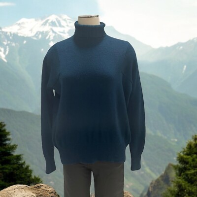 Athleta XS Turtleneck Sweater Oversized Cozy Cashmere/Wool Fall Winter Versatile-image