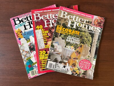 Better Homes and Gardens Magazine (Jul '89/Dec '90/Aug '92) [Lot of 3]-image