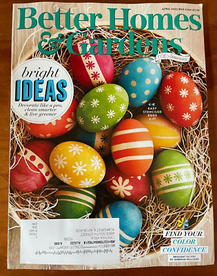 April  2022 issue  Better Homes and Gardens Magazine Bright Ideas #370-image