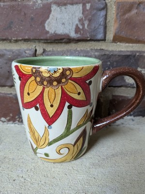 Pier 1 imports Carynthum Earthenware Tea Coffee Mug -image