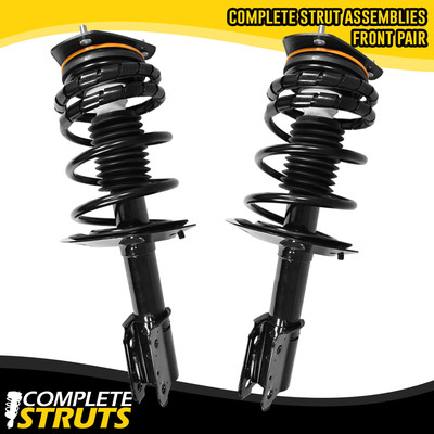 Front Complete Struts & Coil Springs w/ Mounts Pair 2000-2013 Chevrolet Impala-image