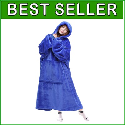 Thick Flannel Wearable Blanket Sweatshirt - Perfect Gift for All Occasions-image