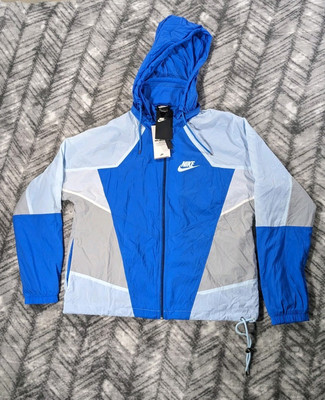 Nike NSW Re-issue Woven Wind Breaker Runner Hooded Jacket AR1869 Mens Small NWT-image