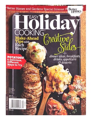 BETTER  HOMES AND GARDENS MAGAZINE, EASY HOLIDAY COOKING 2014. -image