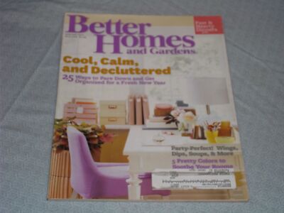 2011 JANUARY BETTER HOMES & GARDENS MAGAZINE - DECLUTTER FRONT COVER - H 4097-image