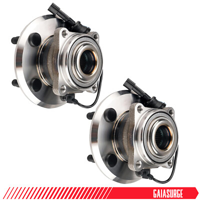 Pair Rear Wheel Bearing & Hubs for 2010-2017 Chevy Equinox GMC Terrain 2.4L 3.6L-image