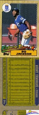 1987 Topps Bo Jackson Wrong Back ERROR Card! Vintage over 20 Years Old!-image