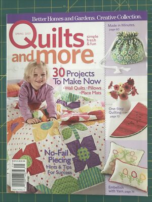 Better Homes & Gardens~Quilts & More Magazine~30 Projects~Spring 2007-image