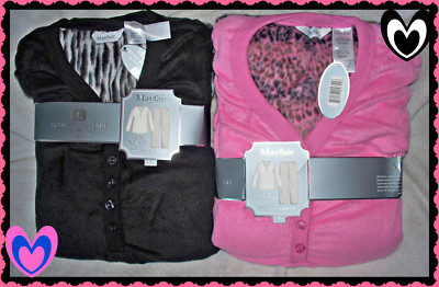 $40 LARGE  Womens MAYFAIR Cozy Comfort Minky Fleece Pajama Set PJ Shirt Pant-image
