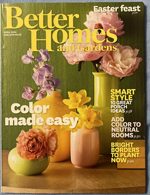 Better Homes & Gardens Magazine -- April 2014 - Color Made Easy-image