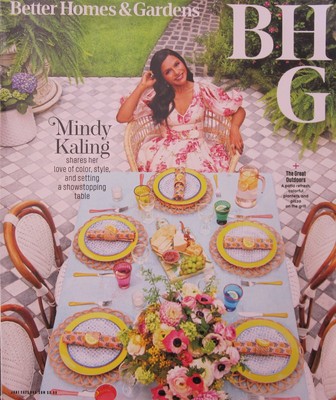 BETTER HOMES & GARDENS JUNE 2023 - MINDY KALING SHARES HER LOVE OF COLOR, STYLE,-image
