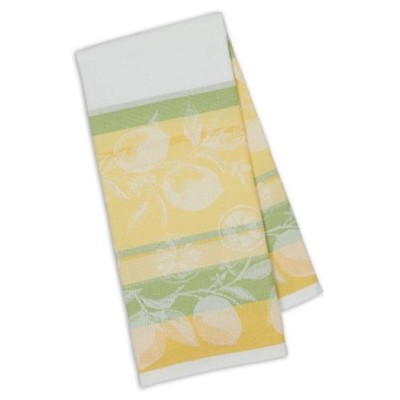 Design Imports Kitchen Towel - Riviera Lemons Stripe Jacquard-image