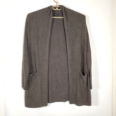 Barefoot Dreams Cozy Chic Lite Essential Long Cardigan S Stone Tan Bamboo 428-image