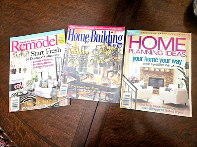 3 Better Homes Magazines, Remodeling, Planning, & Designing, Very Good Condition-image