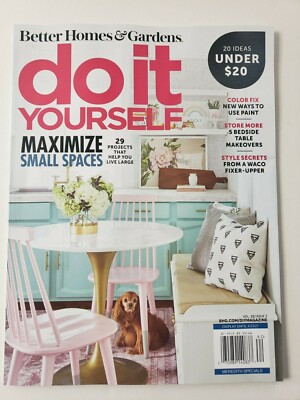Better Homes & Gardens Do It Yourself April 2021 Magazine- Maximize Small Spaces-image