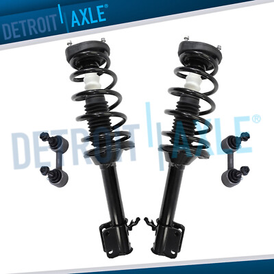 Rear Struts w/ Coil Spring Assembly Sway Bars Kit for 2006-2008 Subaru Forester-image