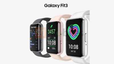 Open Box Samsung Galaxy Fit3 R390 FitnessTracker TrackSleep+over 100 exercises-image