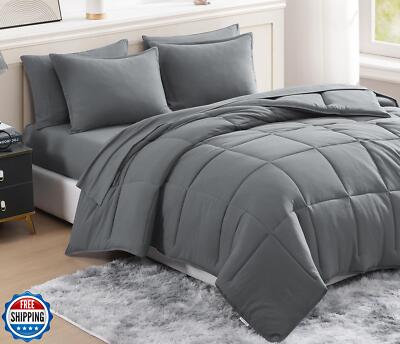 Casa Platino King Bed Set Pre-Washed – Soft and Cozy 100% Brushed Microfiber -image