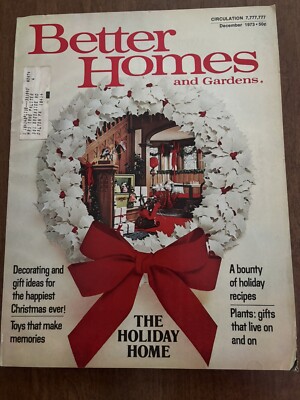 Vintage Better Homes & Gardens Christmas Issue Dec 1973-image