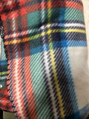 Mainstays Red Plaid Fleece Throw Blanket 50