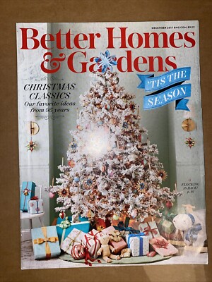 Better Homes & Gardens December 2017 Christmas Classics 140 PAGES FREE SHIPPING-image