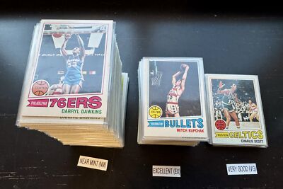 1977-78 Topps Basketball Cards 1-132 (P-NM) - You Pick - Complete Your Set-image