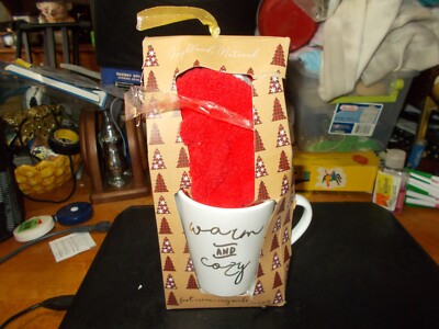 Warm And Cozy Mug and Socks New-image