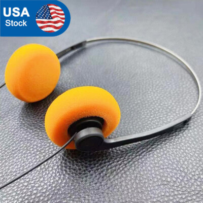 US Vintage Retro Feelings Headphone 80s 90s Walkman Headphone for Music Mp3-image