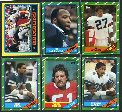 1986 Topps Football NM+ Clean #1-200 Complete Your Set You Pick-image