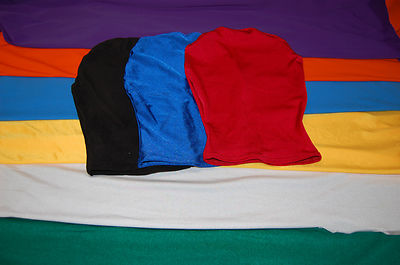 Nylon Lycra Zentai pull over full face hood colors morph mask-image