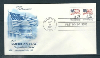 USA SC # 2115c Flag Over Capitol Dome  FDC . Artcraft Cachet-image