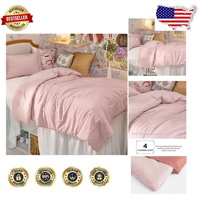 Cozy Cationic Dyed Twin XL Bedding Set - Soft Comforter & Pillow Sham Included-image