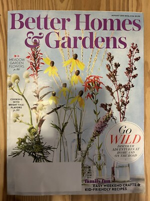 Better Homes & Gardens Magazine August 2021 Home On The Road-image