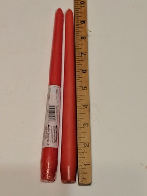 Mainstays Taper Candle Vela Cônicas Solid Color Throughout-image