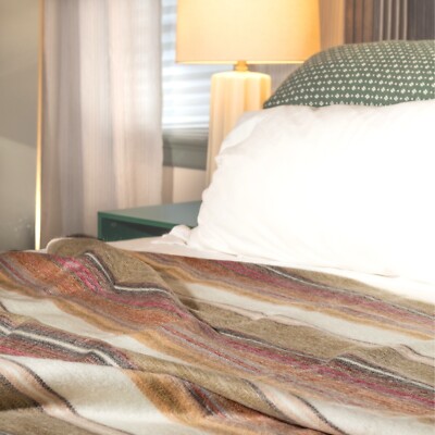 Throw - Alpaca wool throw Blanket | Baby Alpaca Throw Blanket | wool throw-image