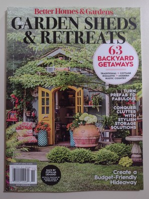 GARDEN SHEDS & RETREATS: BETTER HOMES & GARDENS 2025 MAGAZINE -image