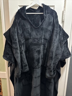 ELLA JAYNE Wearable Weighted Anti-Anxiety Snuggle Blanket, Black Velvet-image