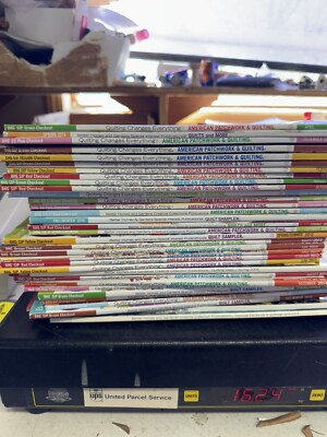 Better Homes And Gardens Magazine Lot Of 35 American Patchwork Quilting Sampler -image