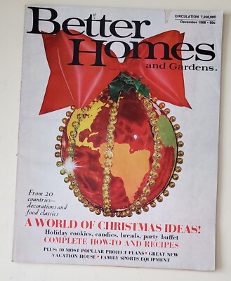 Better Homes and Gardens December 1968 -- Christmas Holiday Issue, Vintage-image