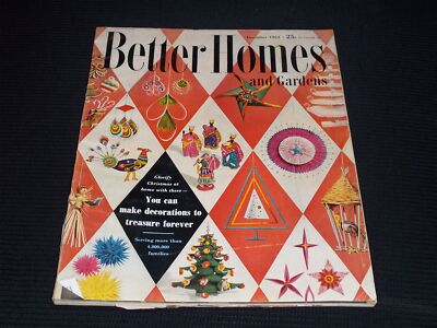 1954 DECEMBER BETTER HOMES & GARDENS MAGAZINE NICE COVER & ADS - H 1314-image