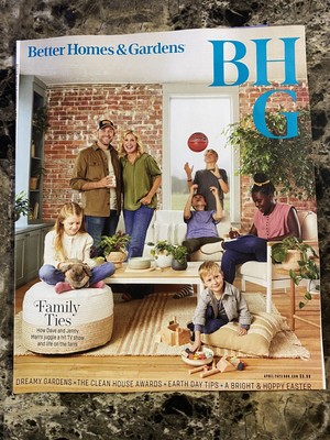 Better Homes & Gardens BHG magazine April 2023 Dave & Jenny Marrs family cover-image