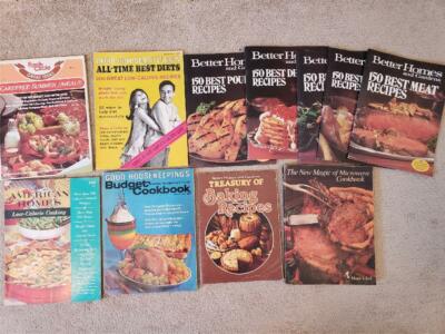 Vintage Better Homes CookBooks Recipes Cook Book Family Circle Good Housekeeping-image
