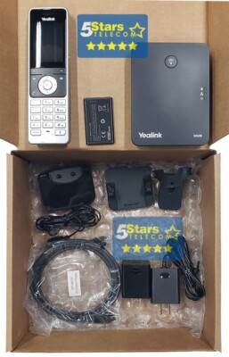 Yealink W76P High-Performance DECT IP Phone System - Rnewed, Grade A-image