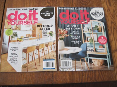Do It Yourself Better Homes & Garden Magazine Lot of 2 Winter/Spring 2023-image